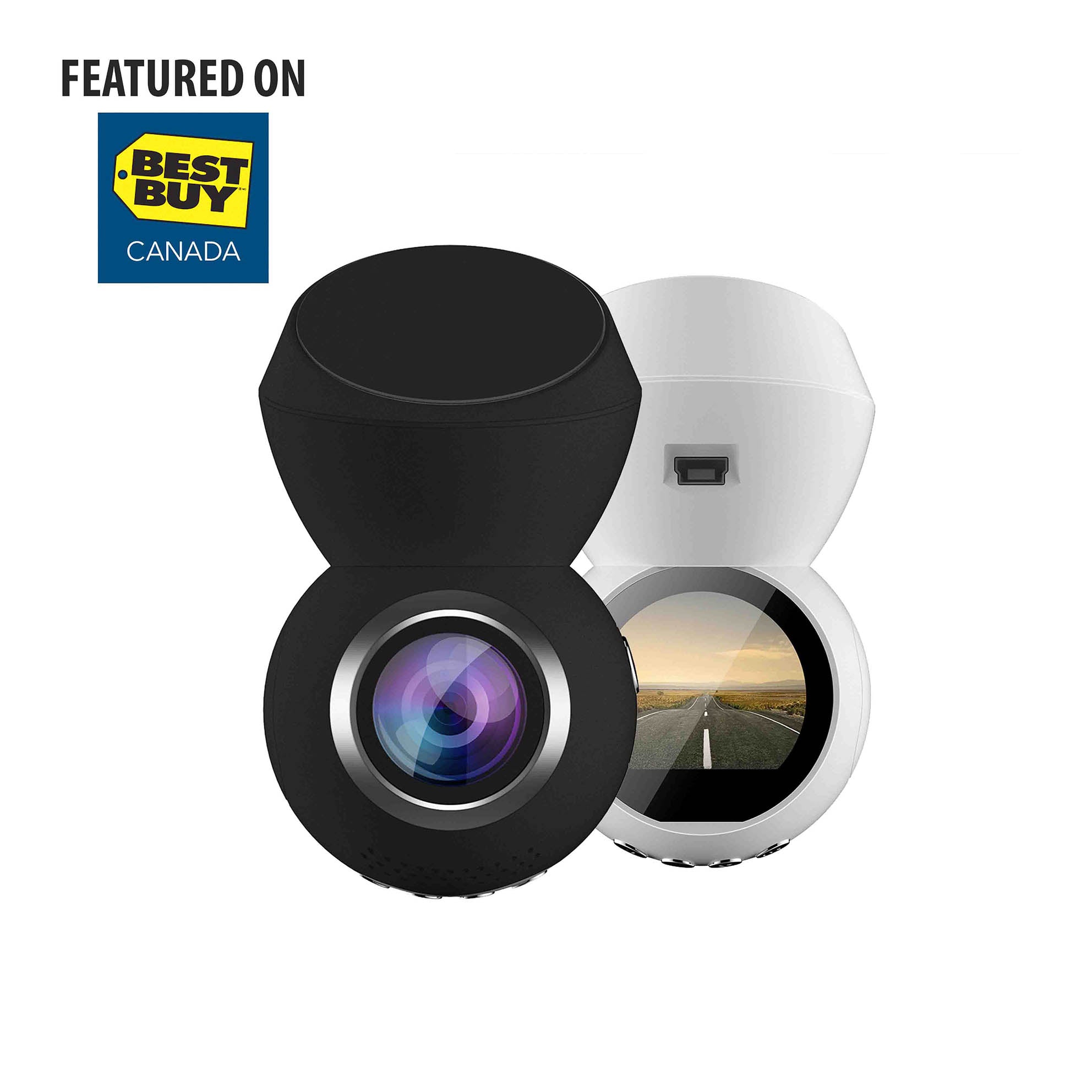 JS Dash 4.0 (BLACK) - Plug & Play Dash Cam- Full HD 1080p Dashcam w/ Parking Monitor & 1.22" LED Screen & GPS w/ MICRO SD CARD *NEW & IMPROVED*
