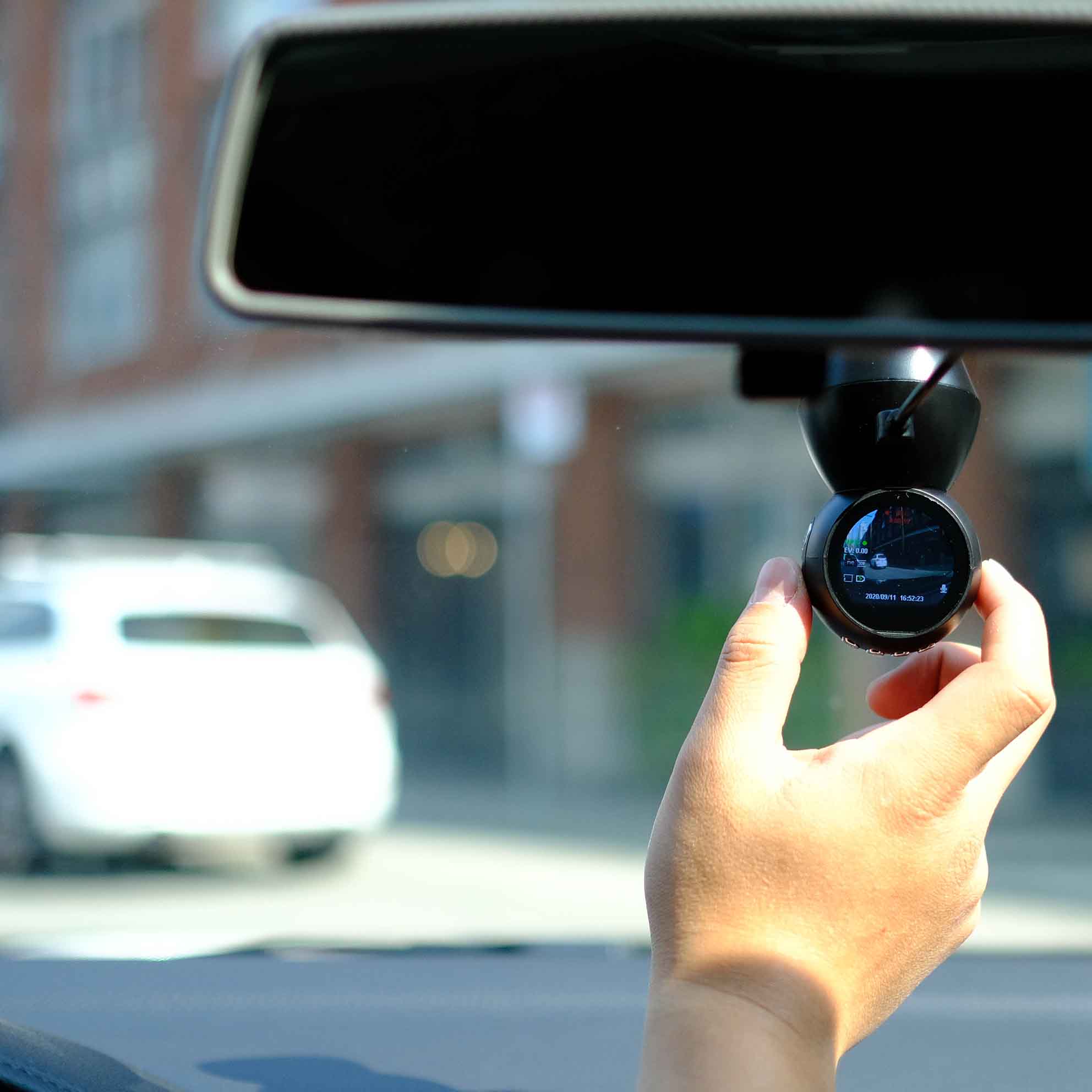 JS Dash 4.0 (BLACK) - Plug & Play Dash Cam- Full HD 1080p Dashcam w/ Parking Monitor & 1.22" LED Screen & GPS w/ MICRO SD CARD *NEW & IMPROVED*