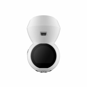 JS Dash 3.0 (WHITE) - Plug & Play Dash Cam- Full HD 1080p Dashcam w/ Parking Monitor & 1.22" LED Screen & GPS