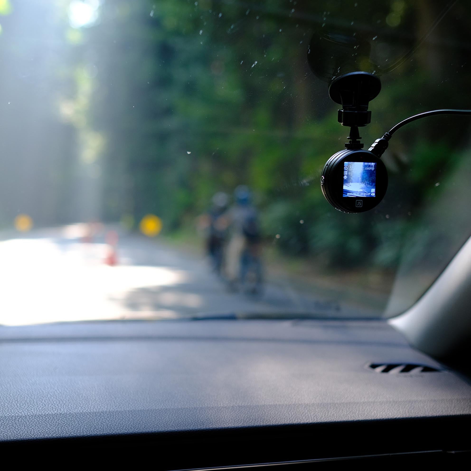 JS Dash Mini 2.0 - Plug and Play Car Dash Cam - Full HD 1080p Dashcam with G-Sensors